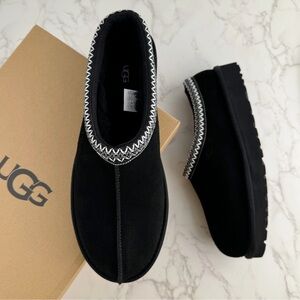 with Box /UGG Tasman Suede upper Slipper Mens Black US 9